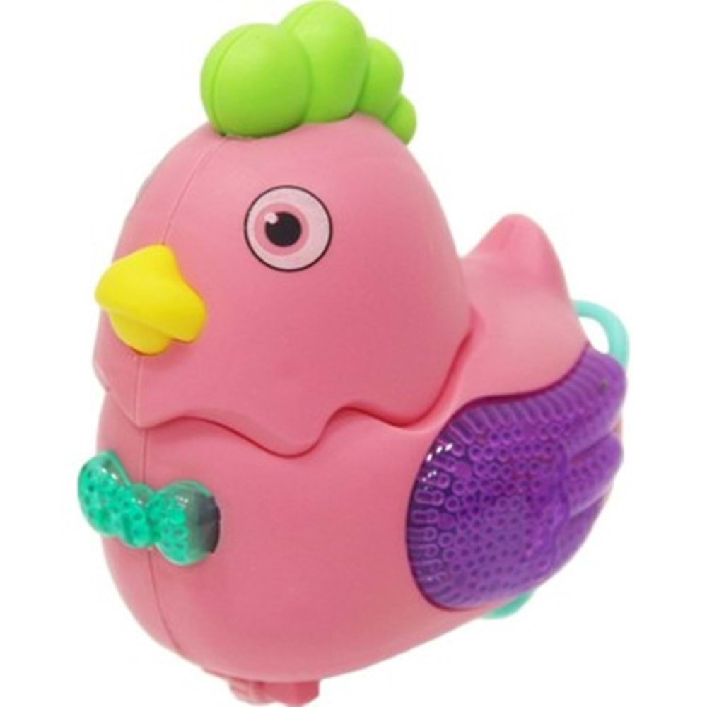 BİRLİK OYUNCAK - ÇEKMELİ IŞIKLI HOROZ 8 cm