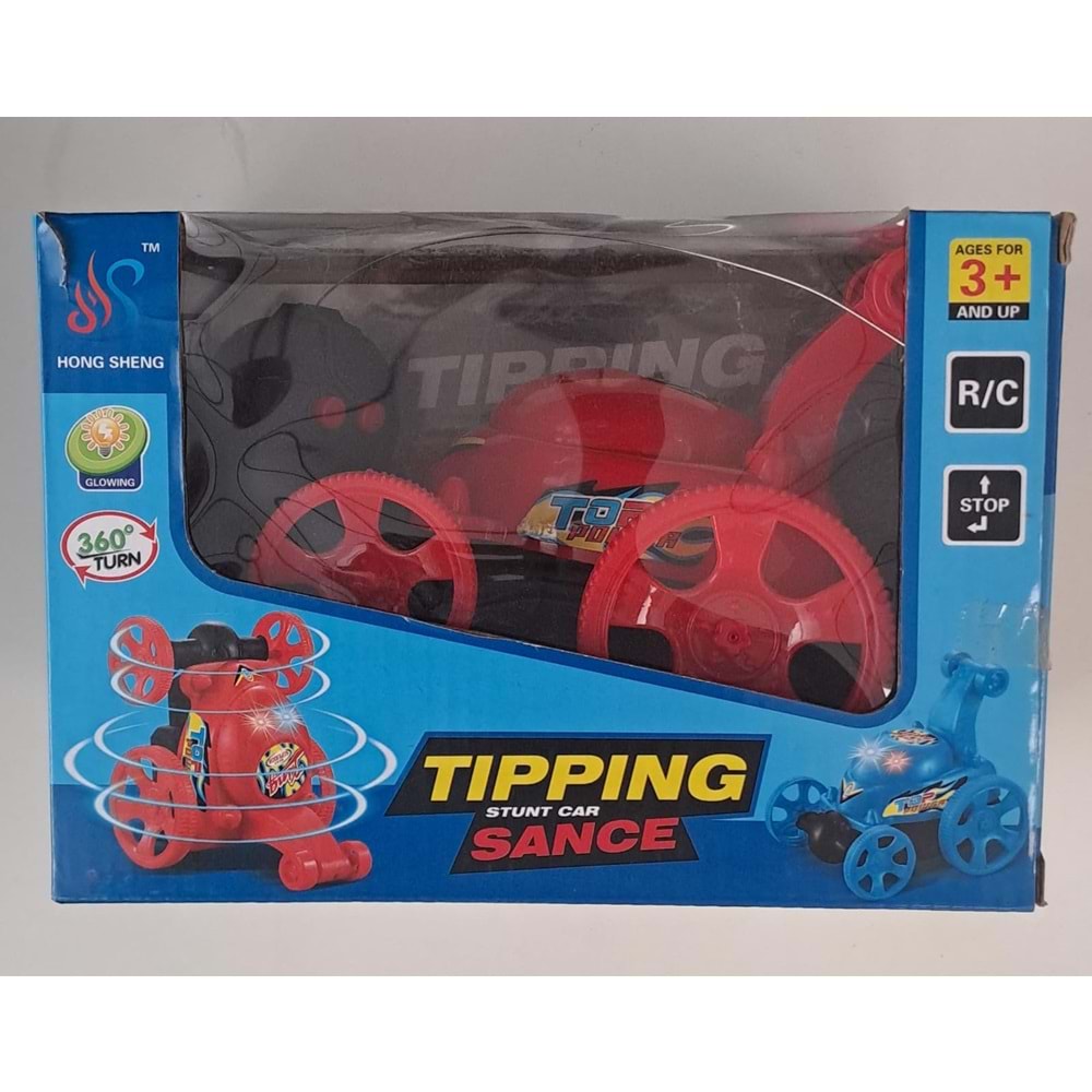 ŞİRİN OYUNCAK - TIPPING STUNT CAR - UZAKTAN KUMANDALI PİLLİ ÇILGIN ARABA SR038 ( İLERİ - GERİ )