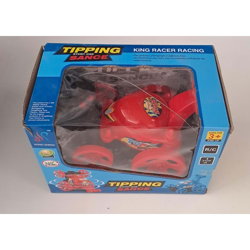 ŞİRİN OYUNCAK - TIPPING STUNT CAR - UZAKTAN KUMANDALI PİLLİ ÇILGIN ARABA SR038 ( İLERİ - GERİ )