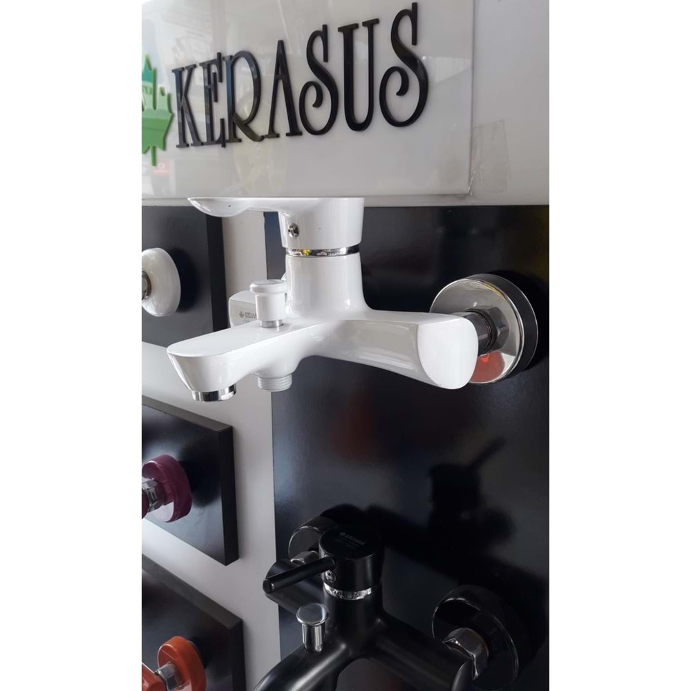 KERASUS SPACE SERİSİ - MİX BANYO BATARYASI - BEYAZ RENK