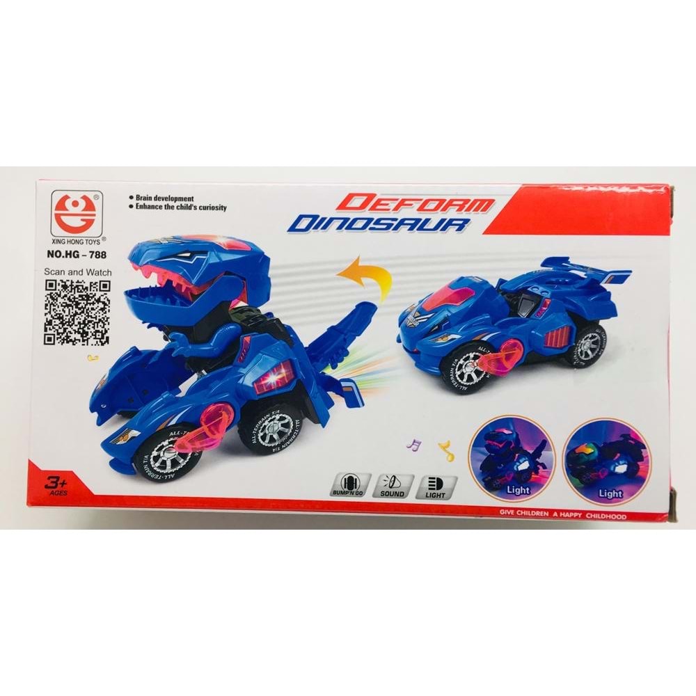 DEFORM DINOSAUR PİLLİ IŞIKLI ARABA HG-788