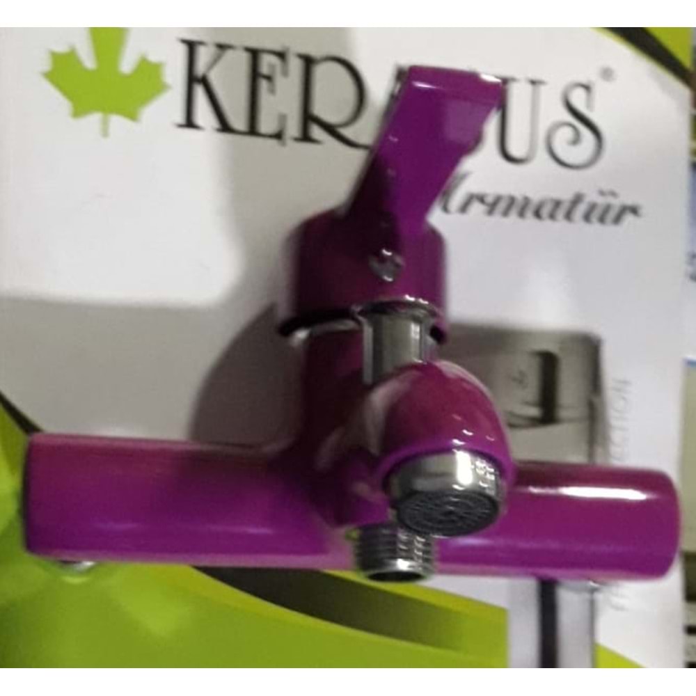 KERASUS RUBY SERİSİ - MİX BANYO BATARYASI ( R03 MOR ) 35Ø