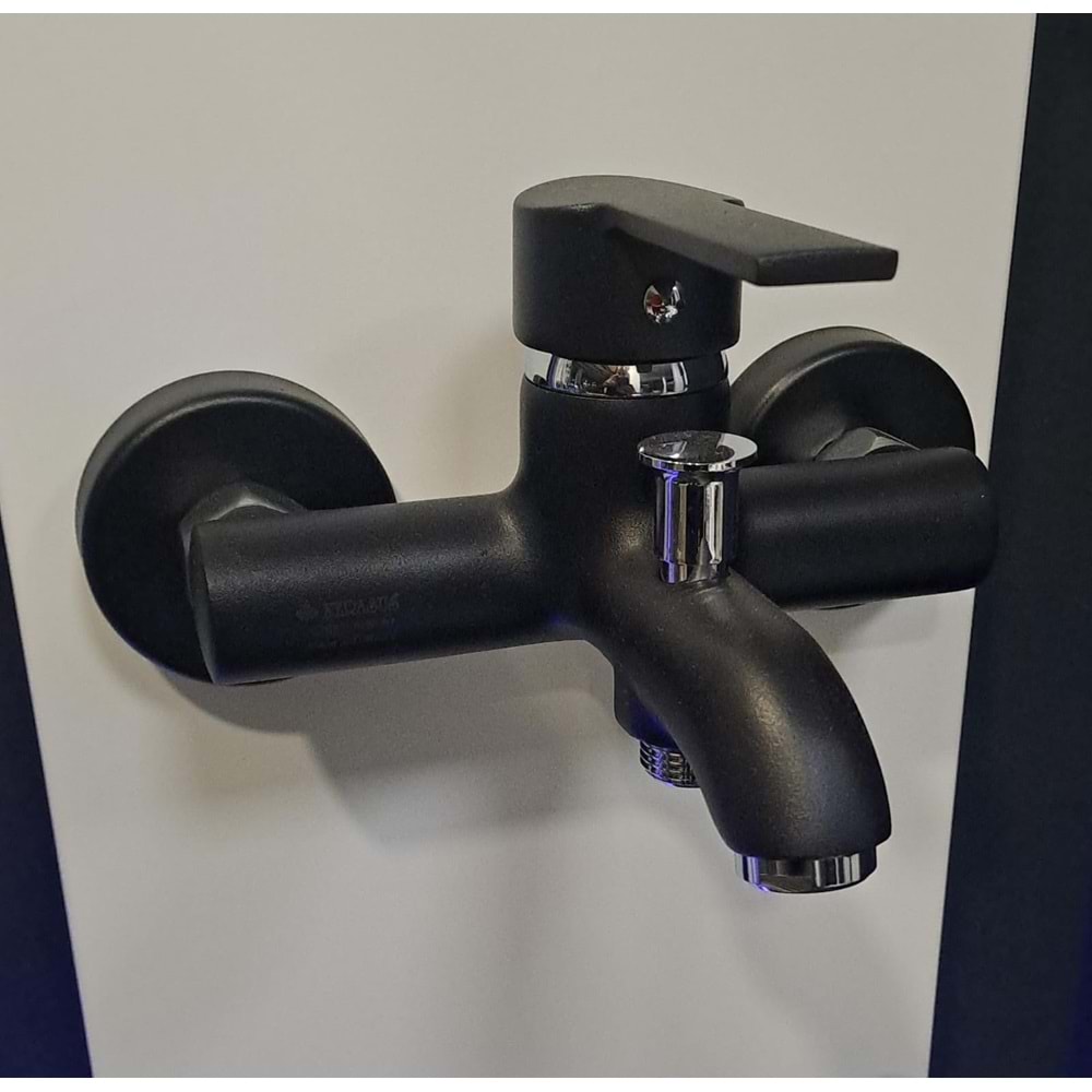 KERASUS RUBY SERİSİ - MİX BANYO BATARYASI ( R03 SİYAH ) 35Ø