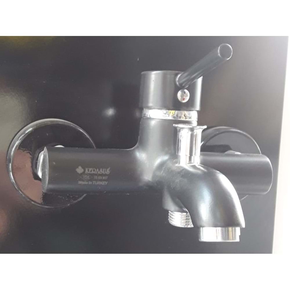 KERASUS RUBY SERİSİ - MİX BANYO BATARYASI ( R03 SİYAH ) 35Ø