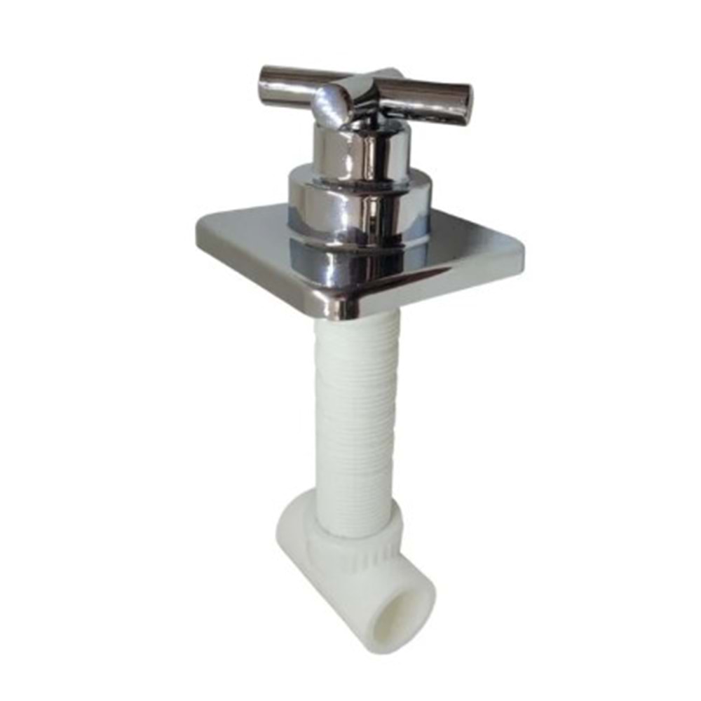 ANKASTRE AÇ KAPA VANA - ARTI PLASTİK KROM VOLAN Ø25x1/2