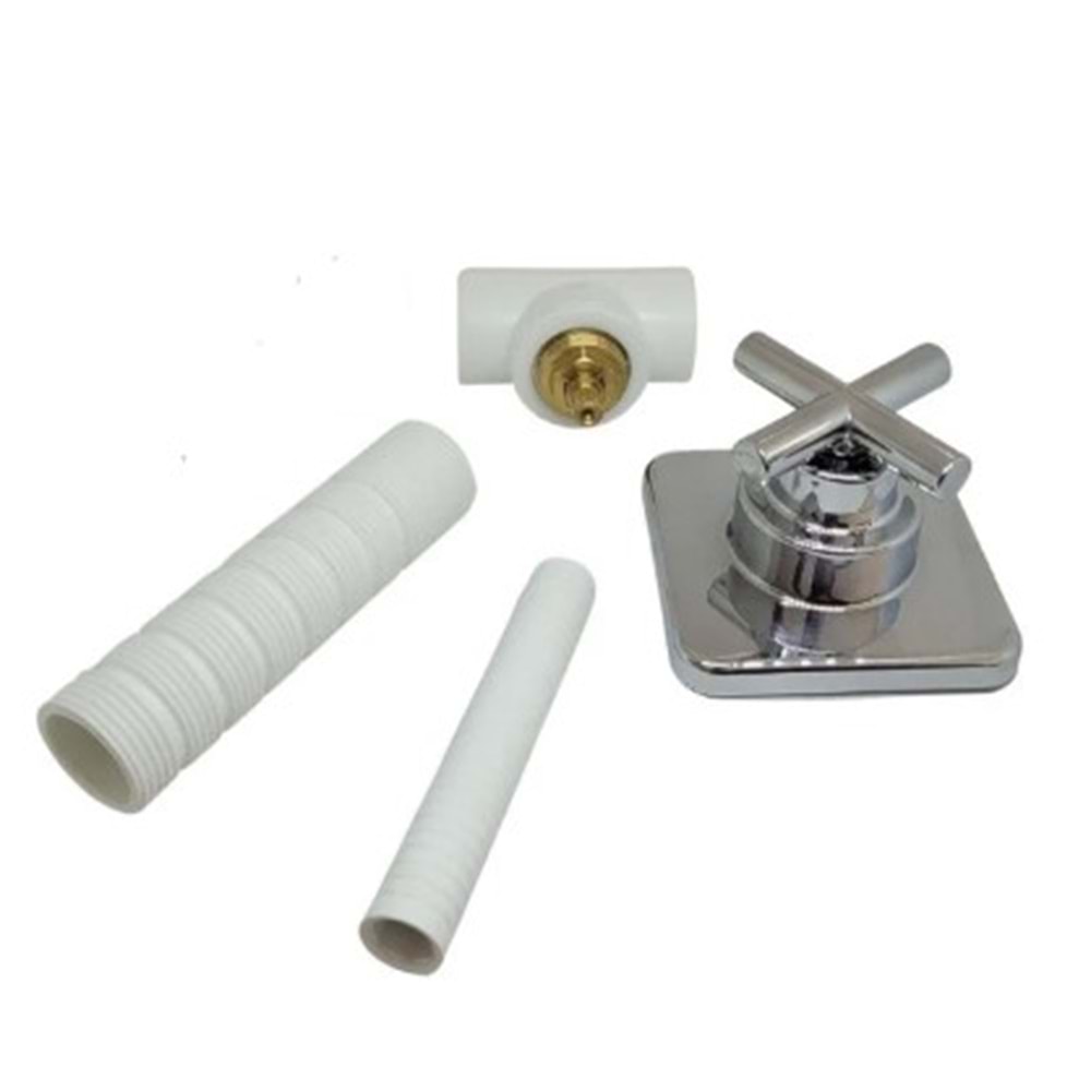 ANKASTRE AÇ KAPA VANA - ARTI PLASTİK KROM VOLAN Ø25x1/2