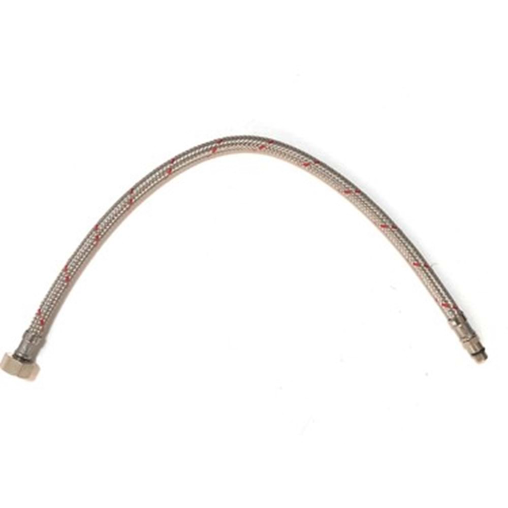 3/8-M10 PASLANMAZ ÇELİK ÖRGÜLÜ BATARYA FLEXİ 40 cm