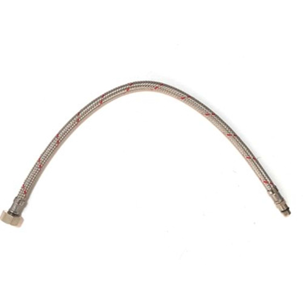 3/8-M10 PASLANMAZ ÇELİK ÖRGÜLÜ BATARYA FLEXİ 50 cm