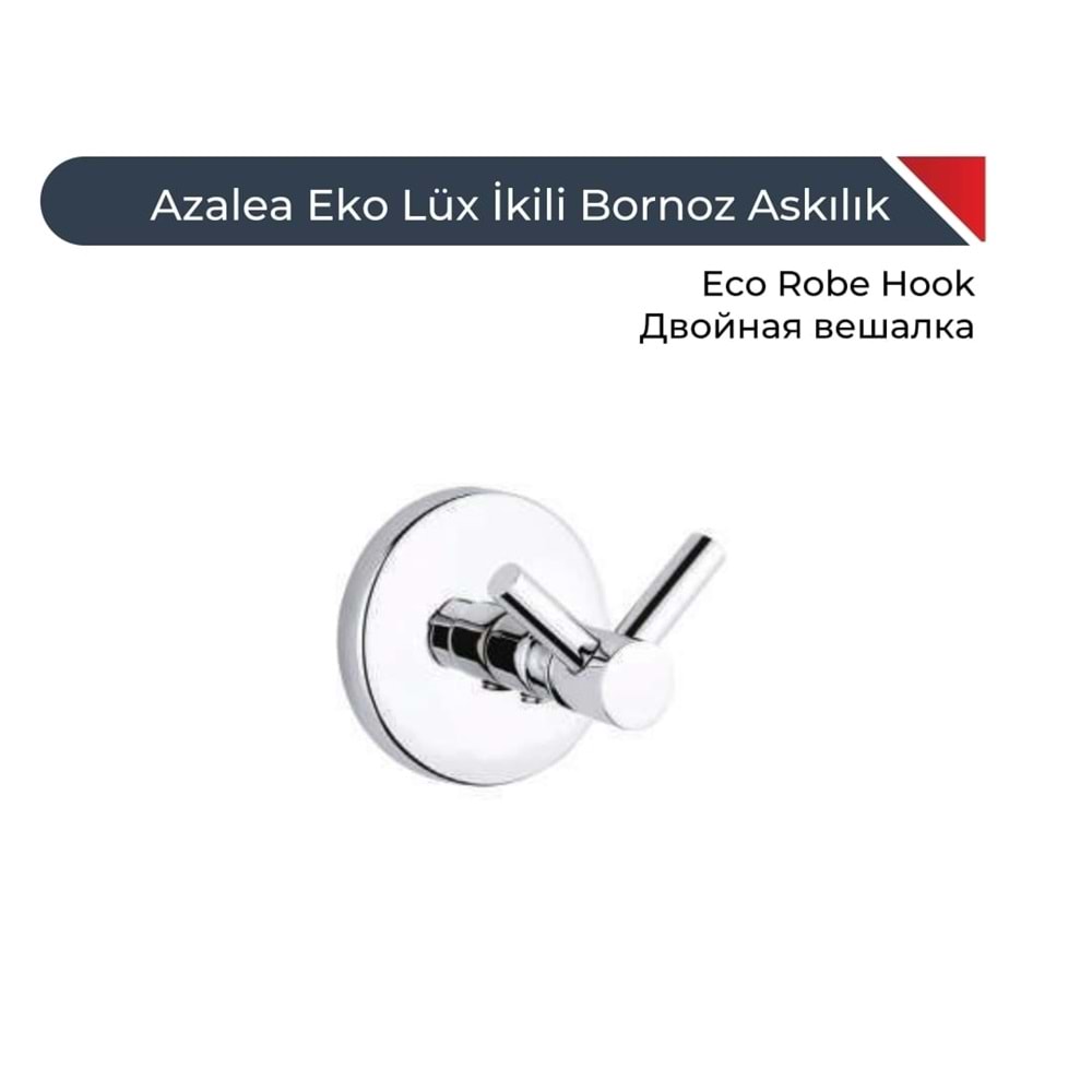 ALPER BANYO AZALEA LÜX İKİLİ ÇATAL BORNOZLUK - VAKUMLU AMBALAJ