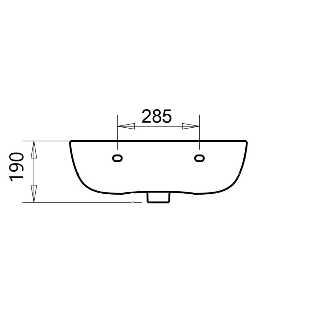 ALİZE LAVABO 50X60cm TURAVİT