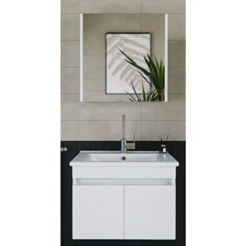 HİLTON BANYO DOLABI - BERLİN 65 BEYAZ