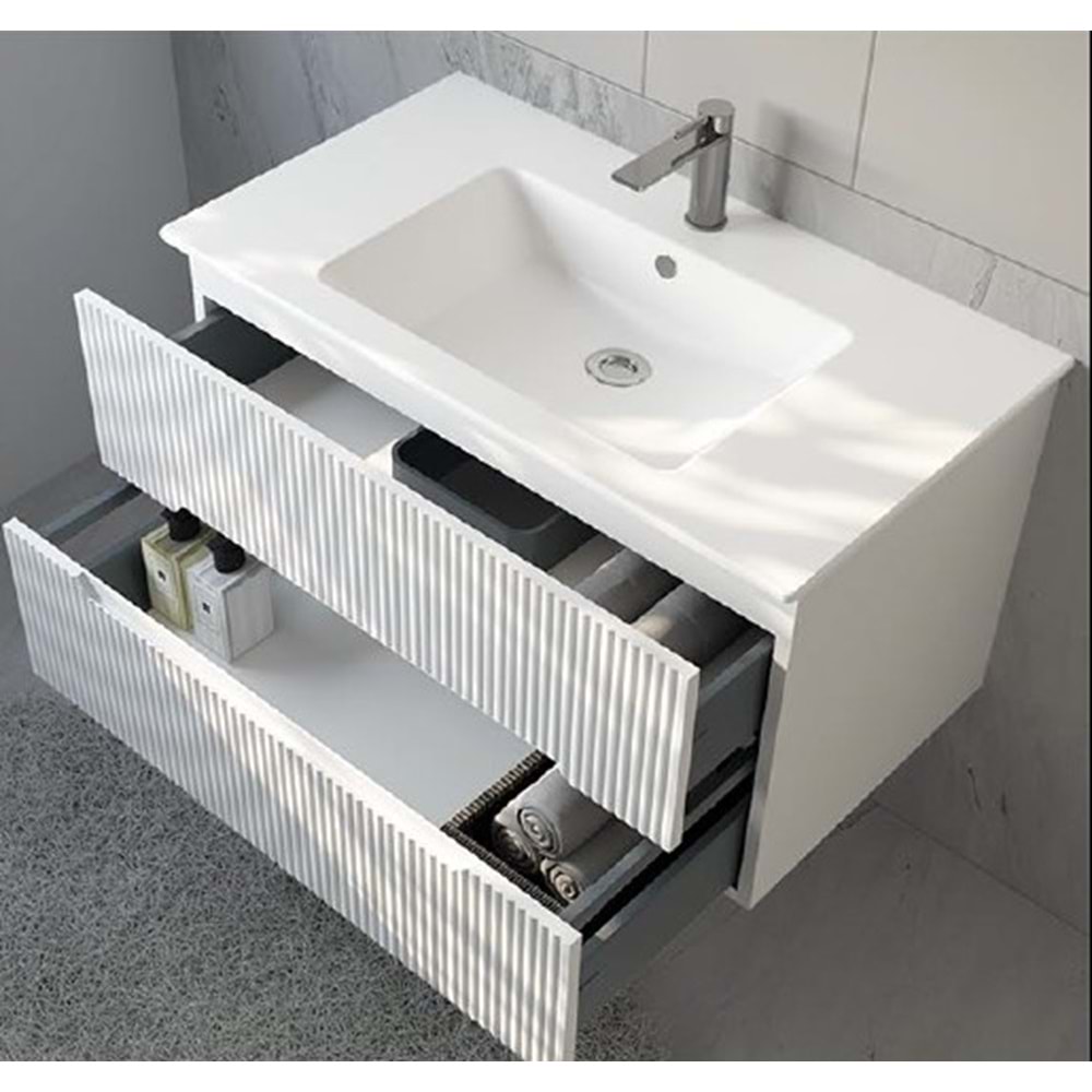 HİLTON BANYO DOLABI - İLYADA 70 MAT LAKE ANTRASİT