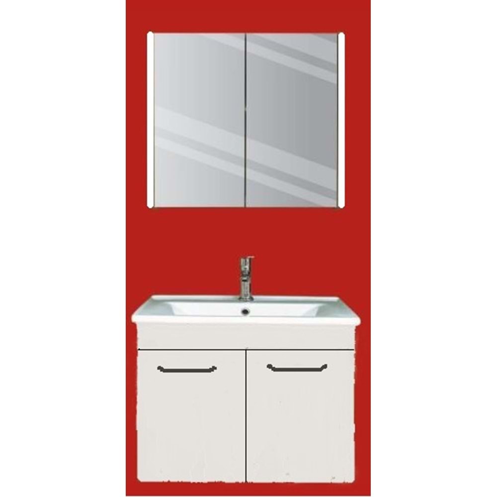 HİLTON BANYO DOLABI - LİSBON 65 BEYAZ