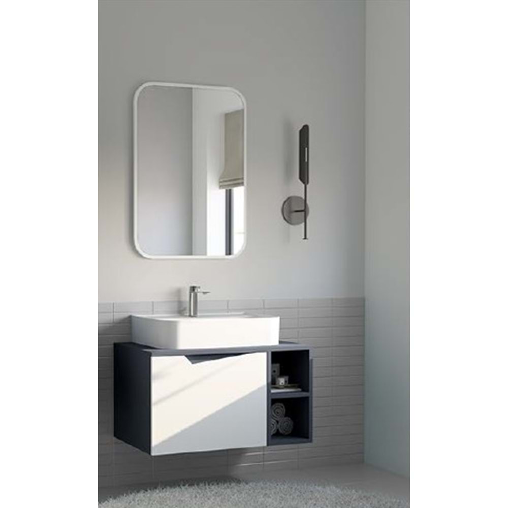 HİLTON BANYO DOLABI - NEWYORK 100 MAT LAKE MARİN MAVİ