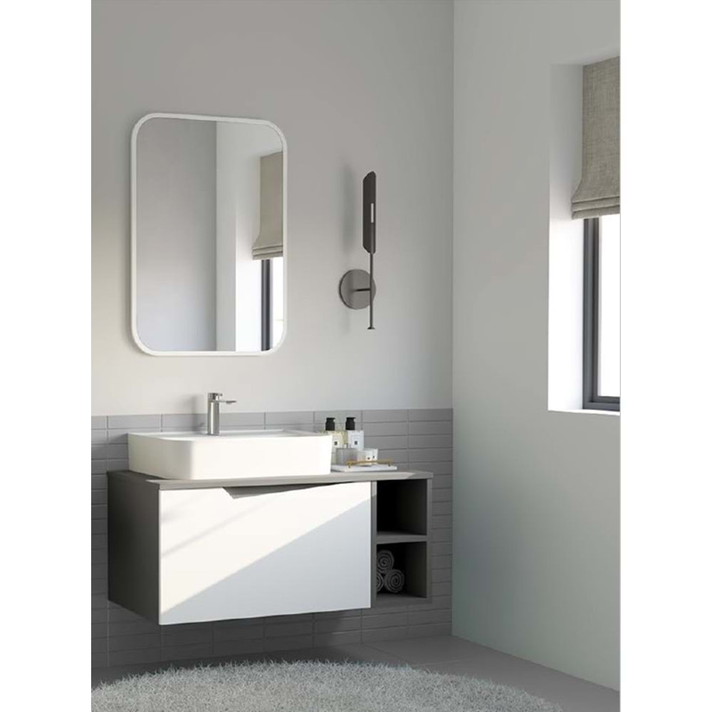 HİLTON BANYO DOLABI - NEWYORK 80 MAT LAKE TOPRAK