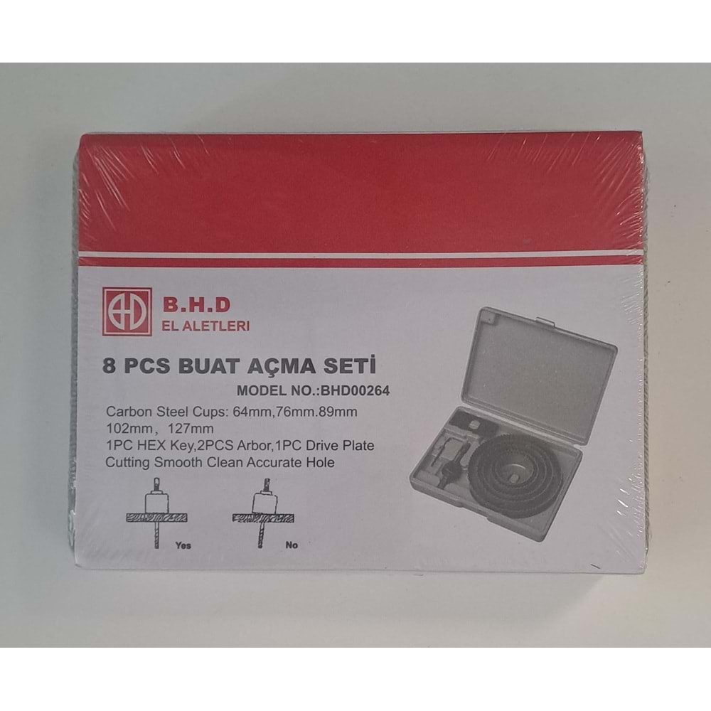 B.H.D. 8 PARÇA BUAT AÇMA SETİ - PANÇ SETİ
