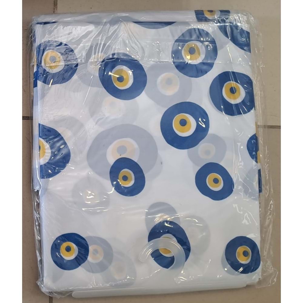 BANYO PERDESİ TEK KANAT 180cm x 200cm ( STOĞUMUZDAKİ RENKLERDEN GÖNDERİLECEKTİR )