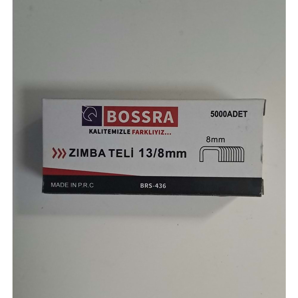 BOSSRA MEKANİK ZIMBA TELİ ( 13/8 mm ) - 5/16İNÇ - 8 mm
