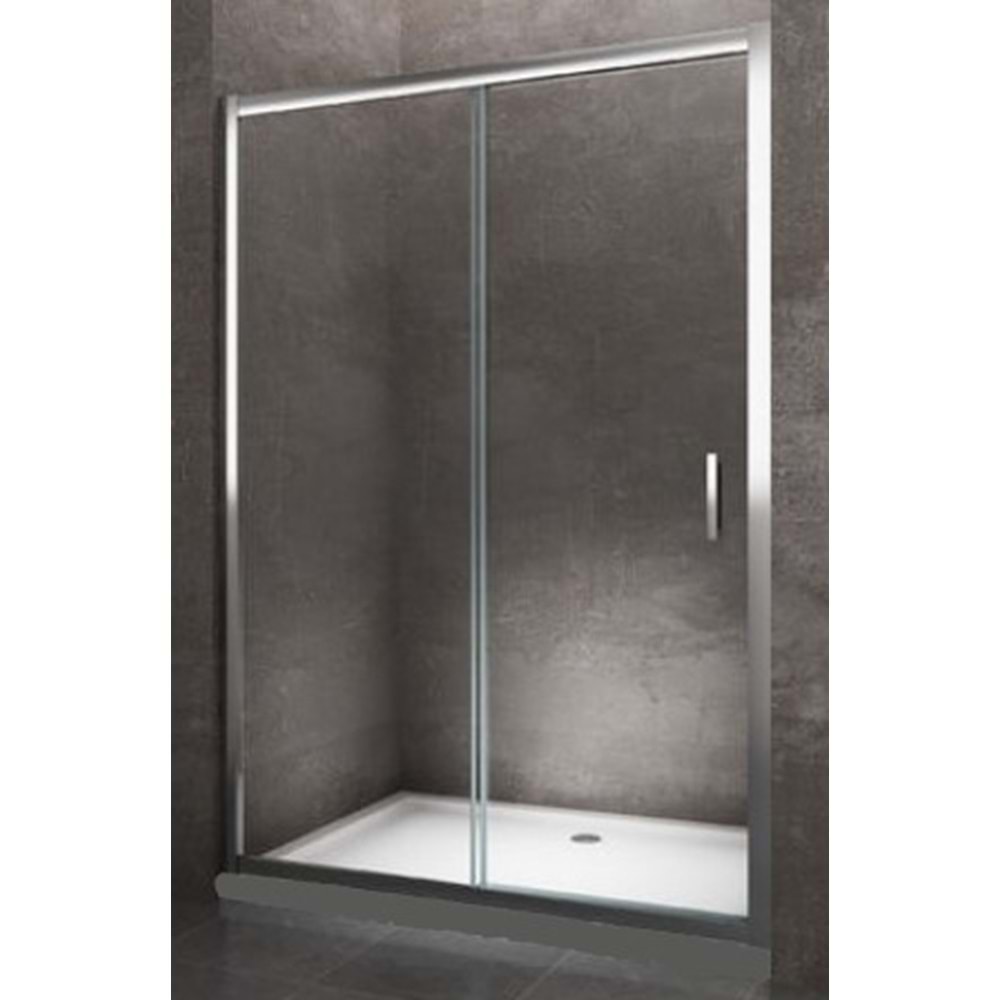 DUŞAKABİN 6mm CAM 1 SABİT 1 ÇALIŞIR 151-160 cm H:190cm