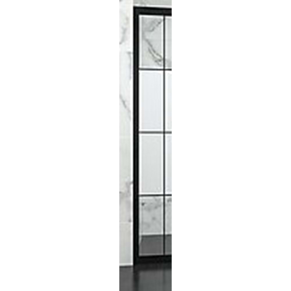 DUŞAKABİN 6mm CAM YAN PANEL 0-20 cm H:190cm - KAROLAJ DESENLİ CAM