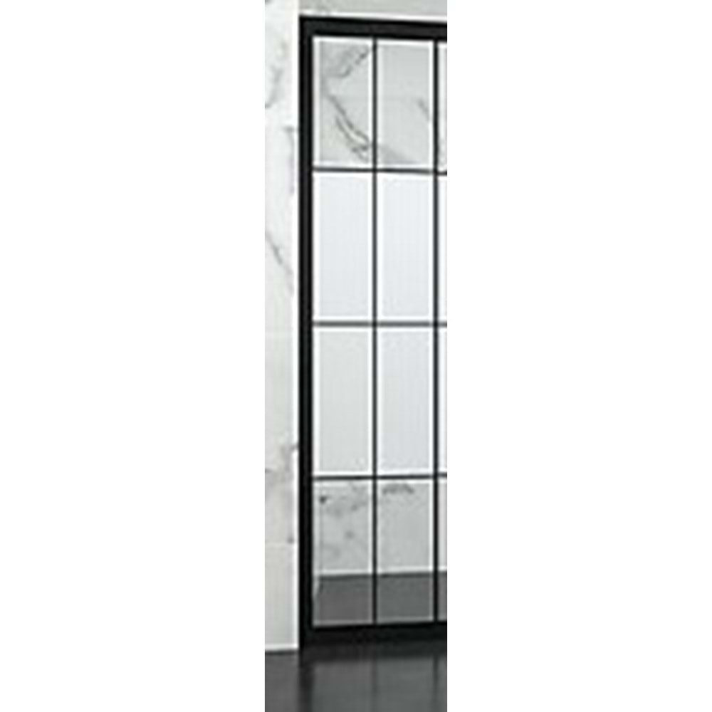 DUŞAKABİN 6mm CAM YAN PANEL 21-40 cm H:190cm - KAROLAJ DESENLİ CAM