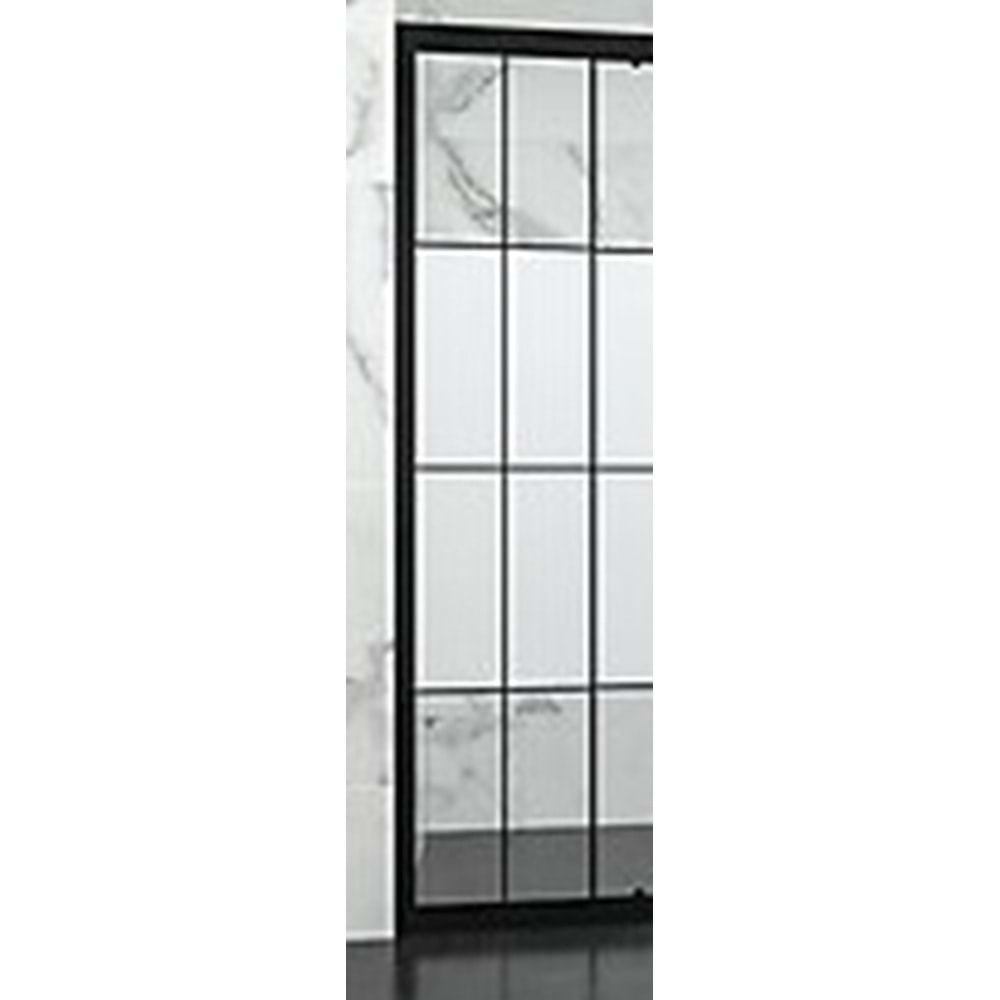 DUŞAKABİN 6mm CAM YAN PANEL 41-60 cm H:190cm - KAROLAJ DESENLİ CAM