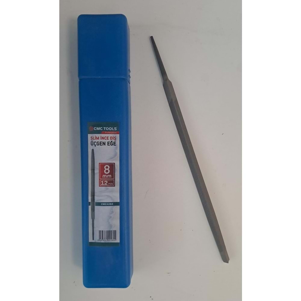 CMC TOOLS CMC4284 ÜÇGEN EĞE SLİM İNCE DİŞ 8 mm ( 1 ADET FİYATIDIR )