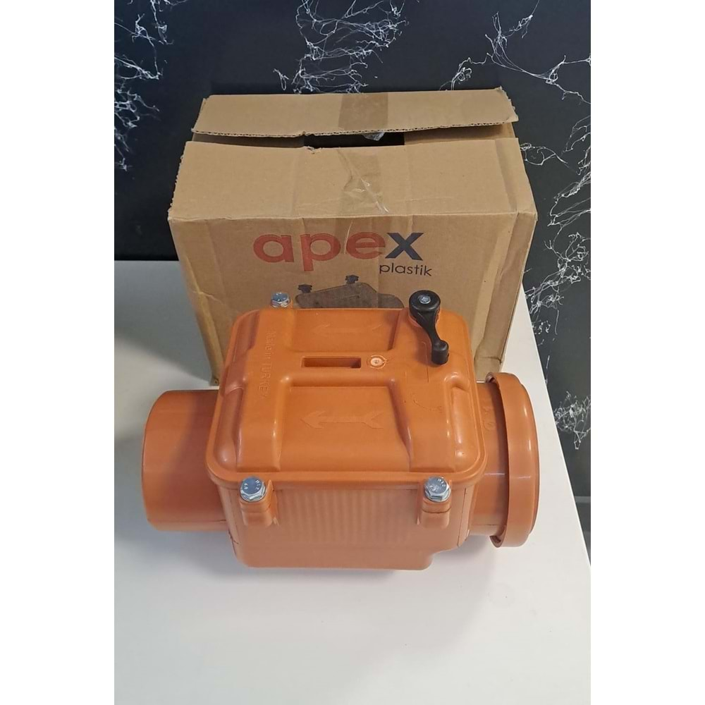 PVC ÇEKVALF Ø125 KİLİTLİ