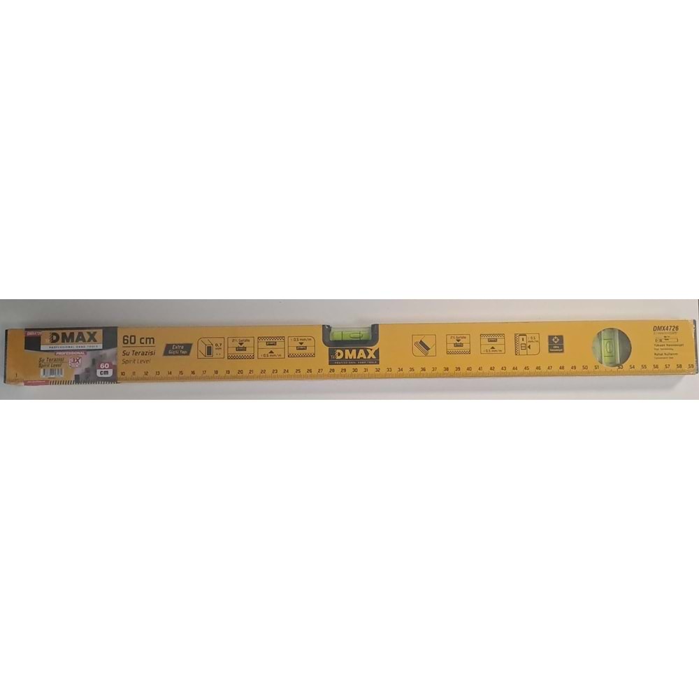 DMAX SU TERAZİSİ 60 cm SARI - DMX4726