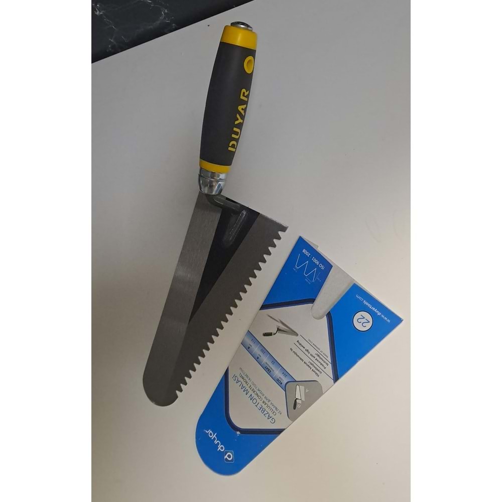 DUYAR 22 NO GAZBETON MALASI PLASTİK SAP TARAKLI ( DYR-324 ) - 220 mm