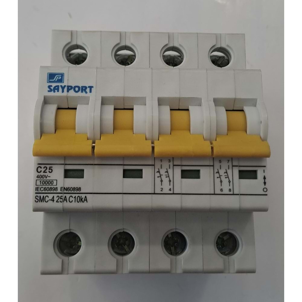 SAYPORT SMC-4X25A 10kA C25 GRUP SİGORTA