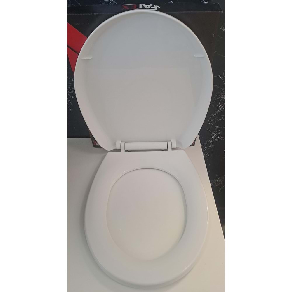FATEX ERA SOFT ( 36 x 45 cm ) YAVAŞ KAPANAN PLASTİK KLOZET KAPAĞI