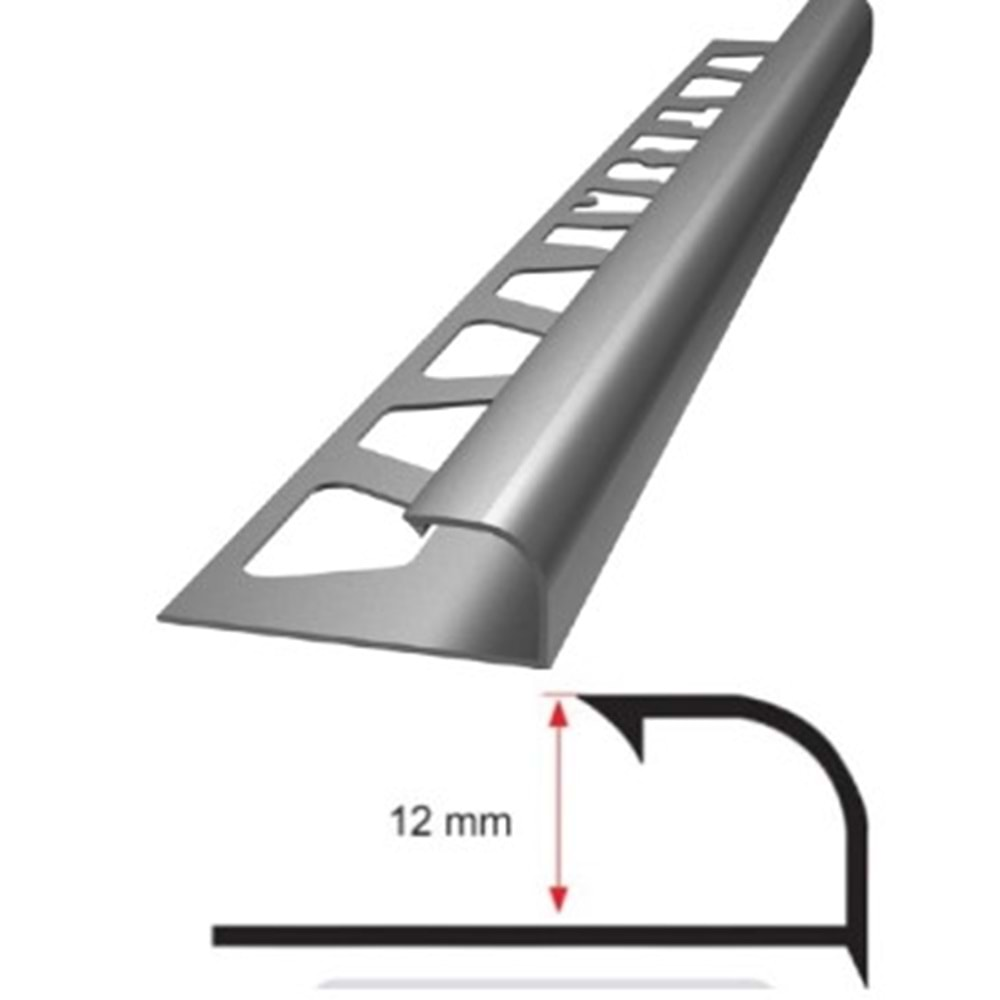 FAYANS ÇITASI DIŞ KÖŞE - 12 mm MAT (100 ADET FİYATIDIR )