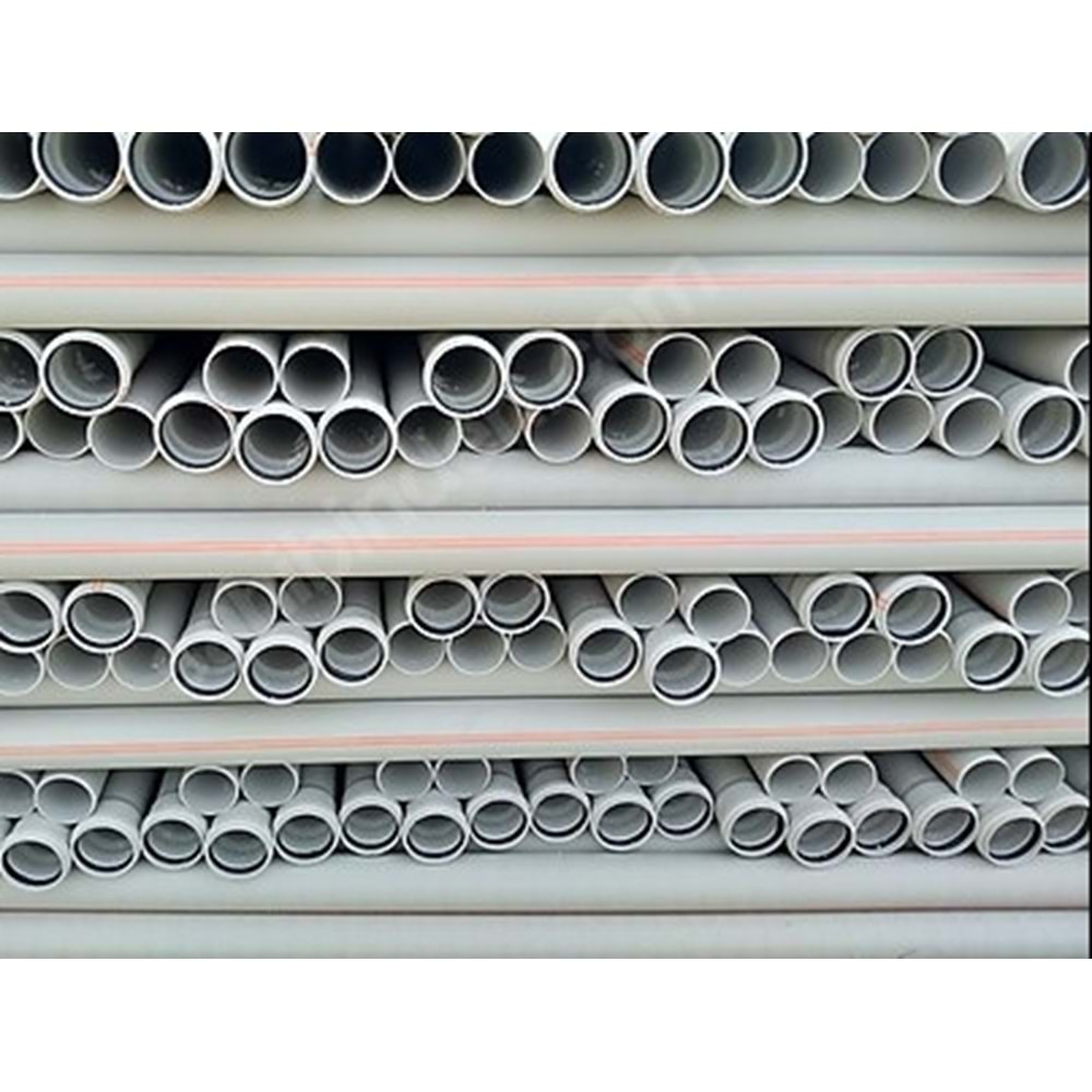 75X2000mm PVC PİS SU BORUSU 3,0 ( GM PİPE )