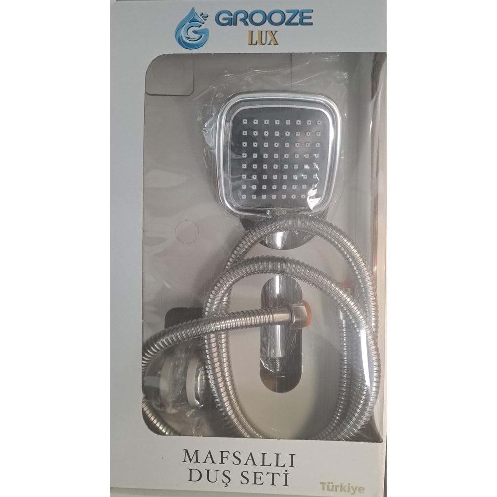 GROOZE MAFSALLI LÜX DUŞ SETİ - DUŞ TAKIMI - KARE - KUTU AMBALAJ
