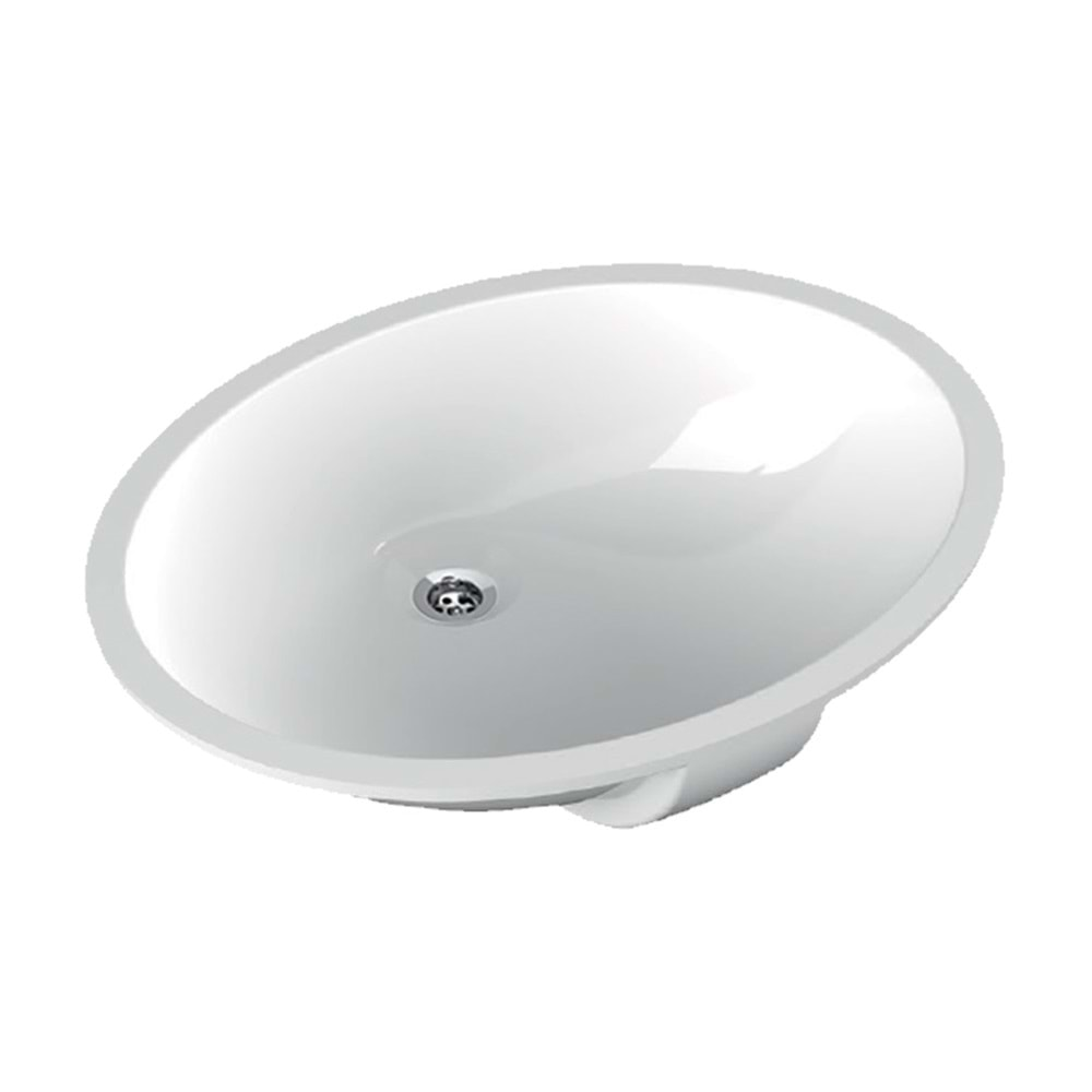 HİLTON OVAL LAVABO 37X47 TURASER