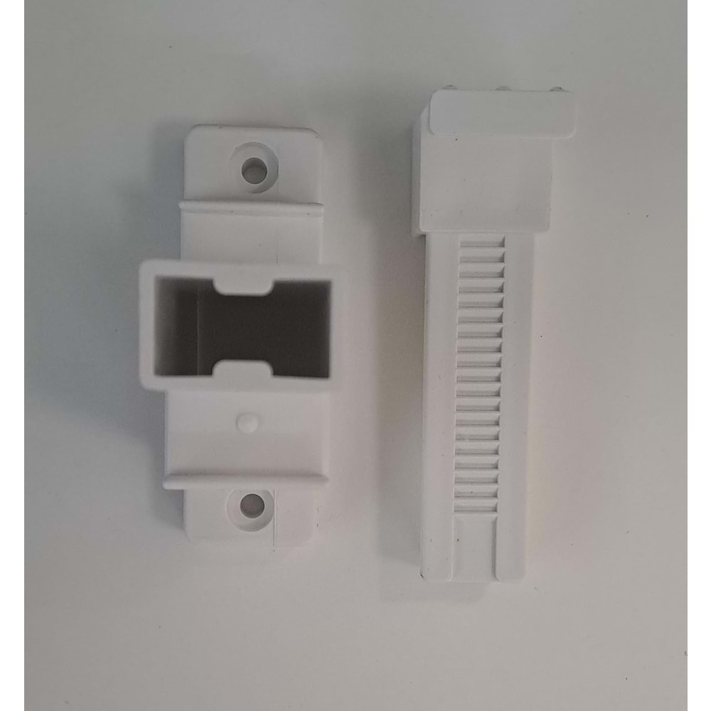 KORNİŞ - PLASTİK L AYAK - 3 KANALLI KORNİŞ DUVAR ASMA APARATI L ( 1 ADET FİYATIDIR )