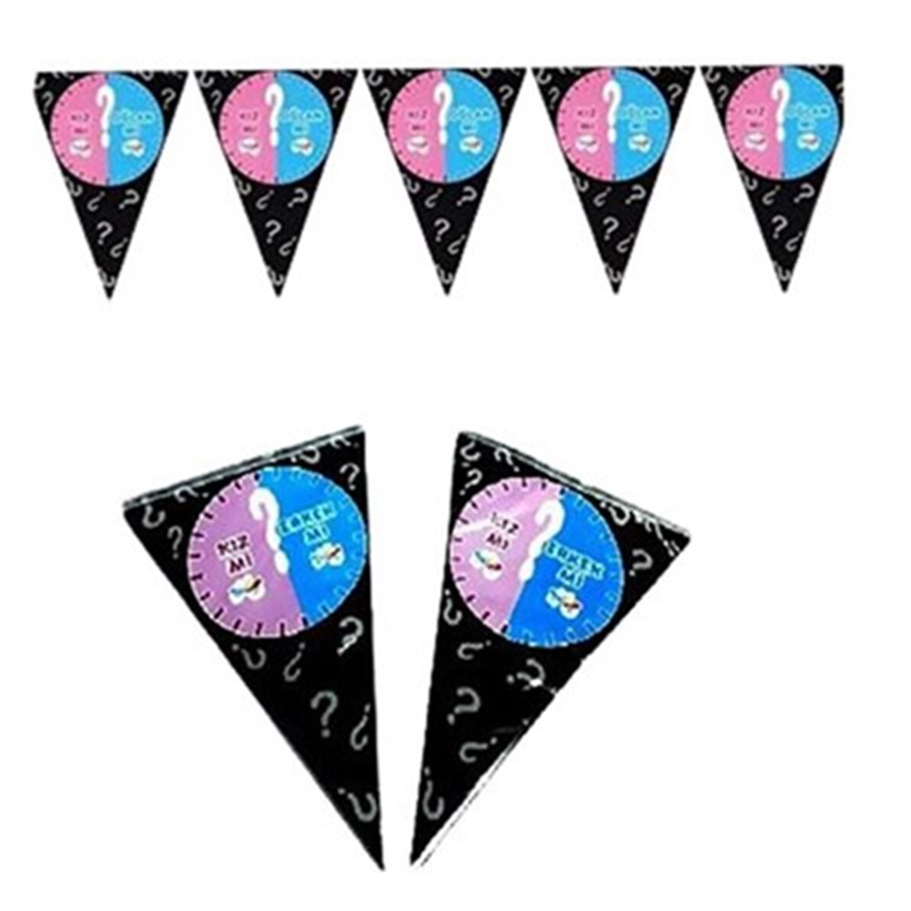 ÜÇKEN TEMALI FLAMA SÜSLER - KIZ MI OĞLAN MI