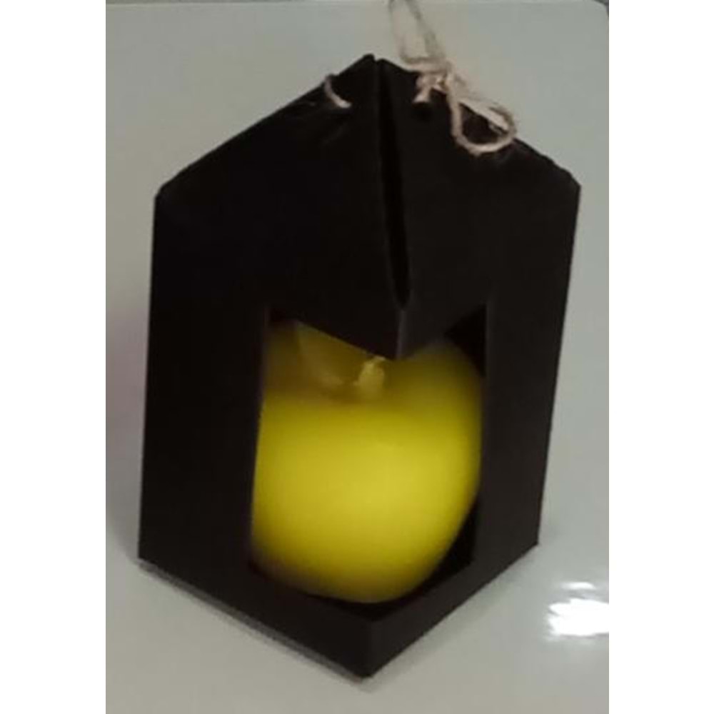KOKULU MUM ELMA - SARI ( 1 ADET FİYATIDIR )