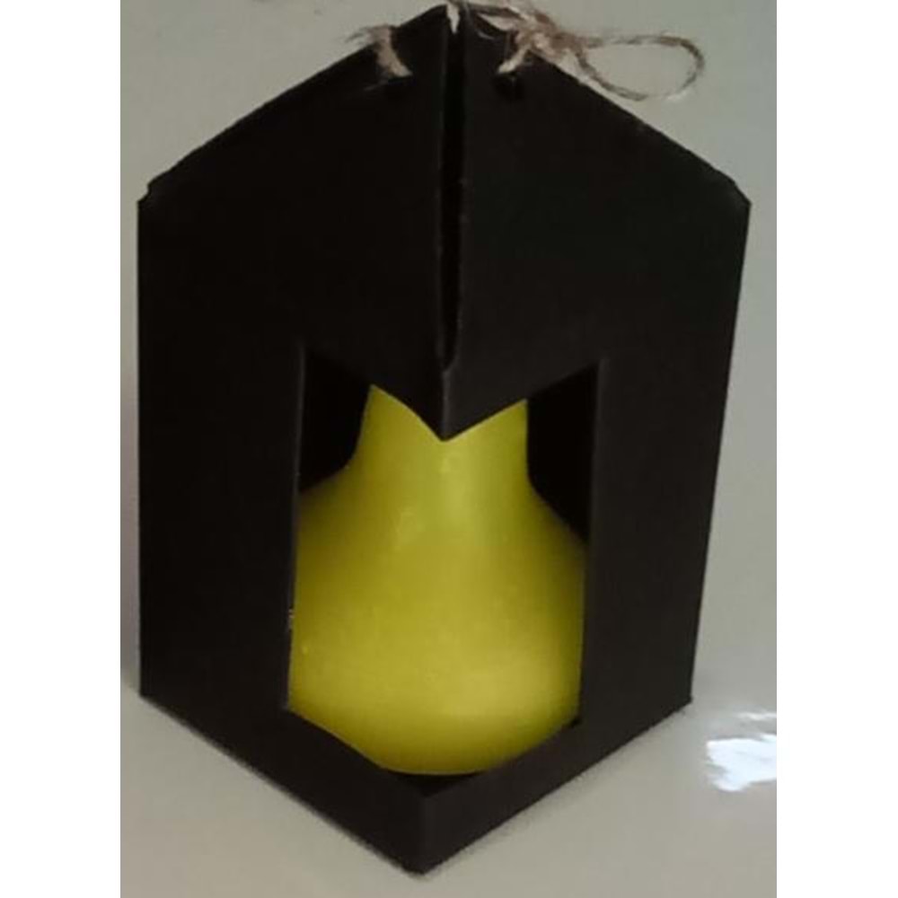 KOKULU MUM SU KABAĞI - SARI ( 1 ADET FİYATIDIR )