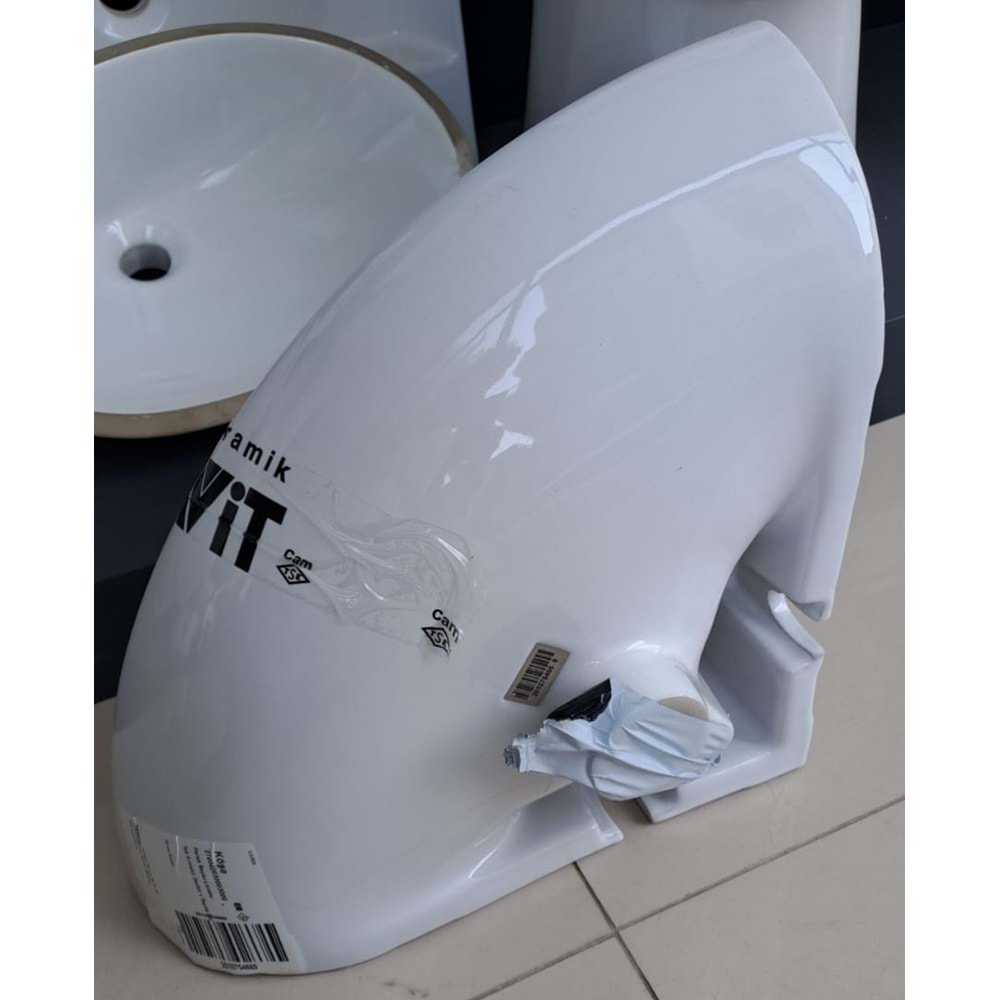 KÖŞE LAVABO 40X40cm TURAVİT