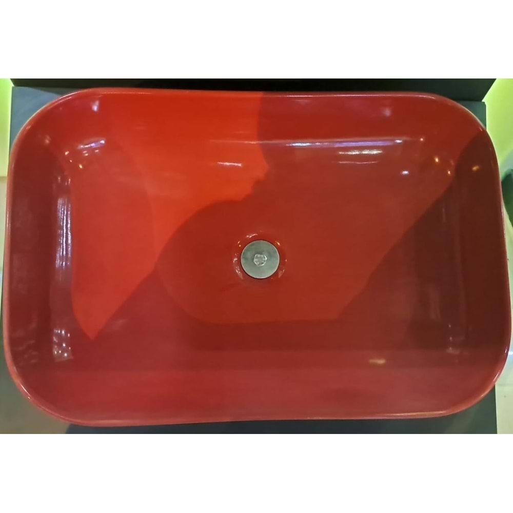 LOFT ÇANAK LAVABO 40X60cm TURAVİT - KIRMIZI