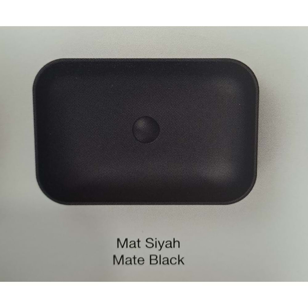 LOFT ÇANAK LAVABO 40X60cm TURAVİT - MAT SİYAH