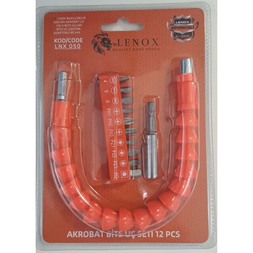 LENOX 12 PARÇA AKROBAT BİTS UÇ SETİ