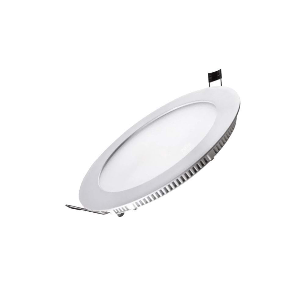 LEVA LED PANEL YUVARLAK SLIM SIVA ALTI BEYAZ IŞIK 12 W 960lm 16,5 CM LV-3092