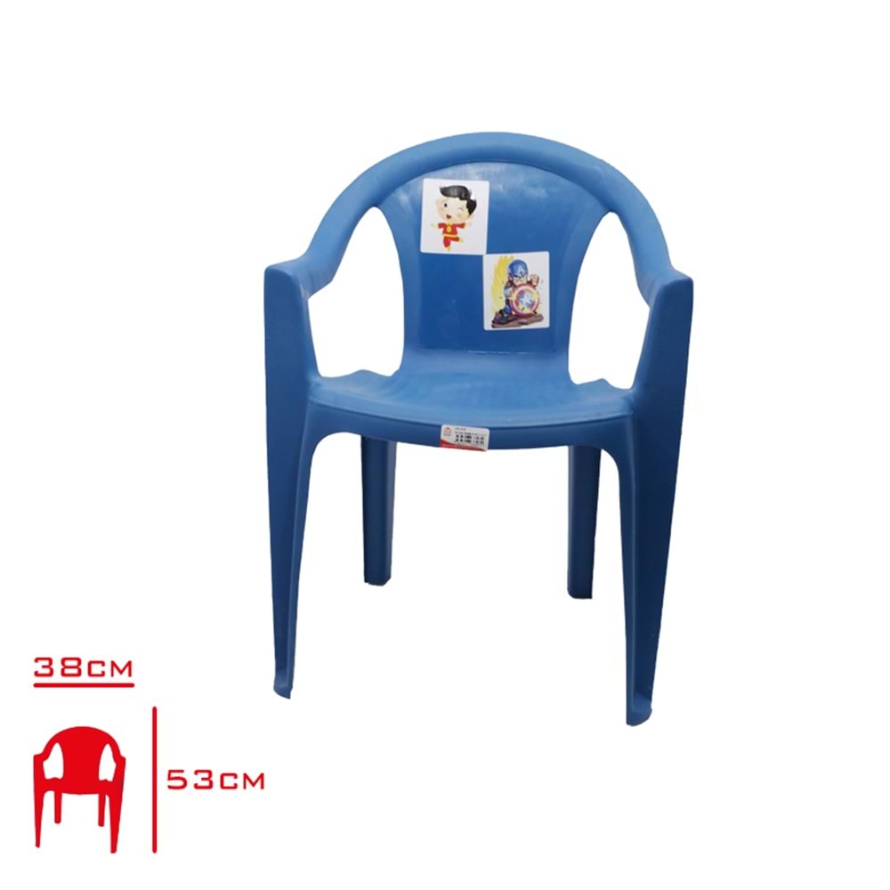 LEVA ÇOCUK KOLTUĞU MONOBLOK EKO LV-3213 - MAVİ RENK