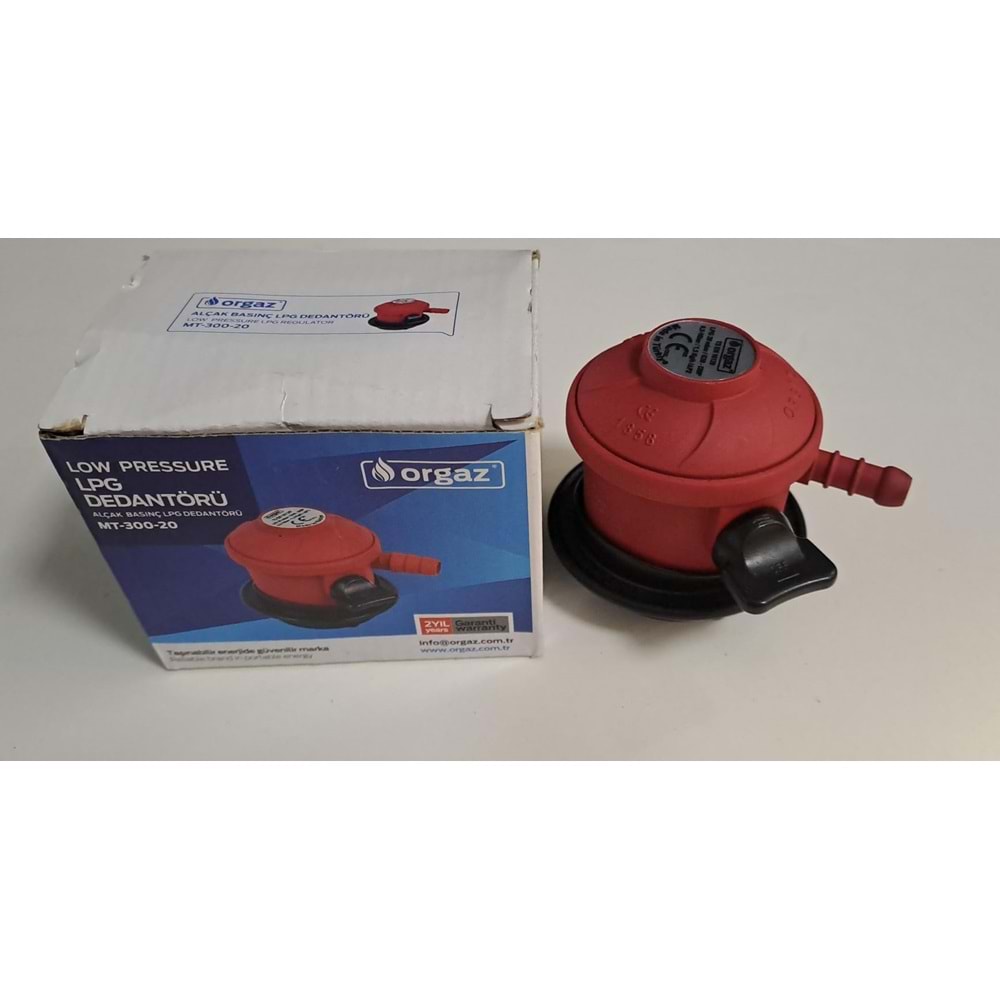 ORGAZ ALÇAK BASINÇ LPG DEDANTÖRÜ / TÜP DEDANTÖRÜ - 8mm