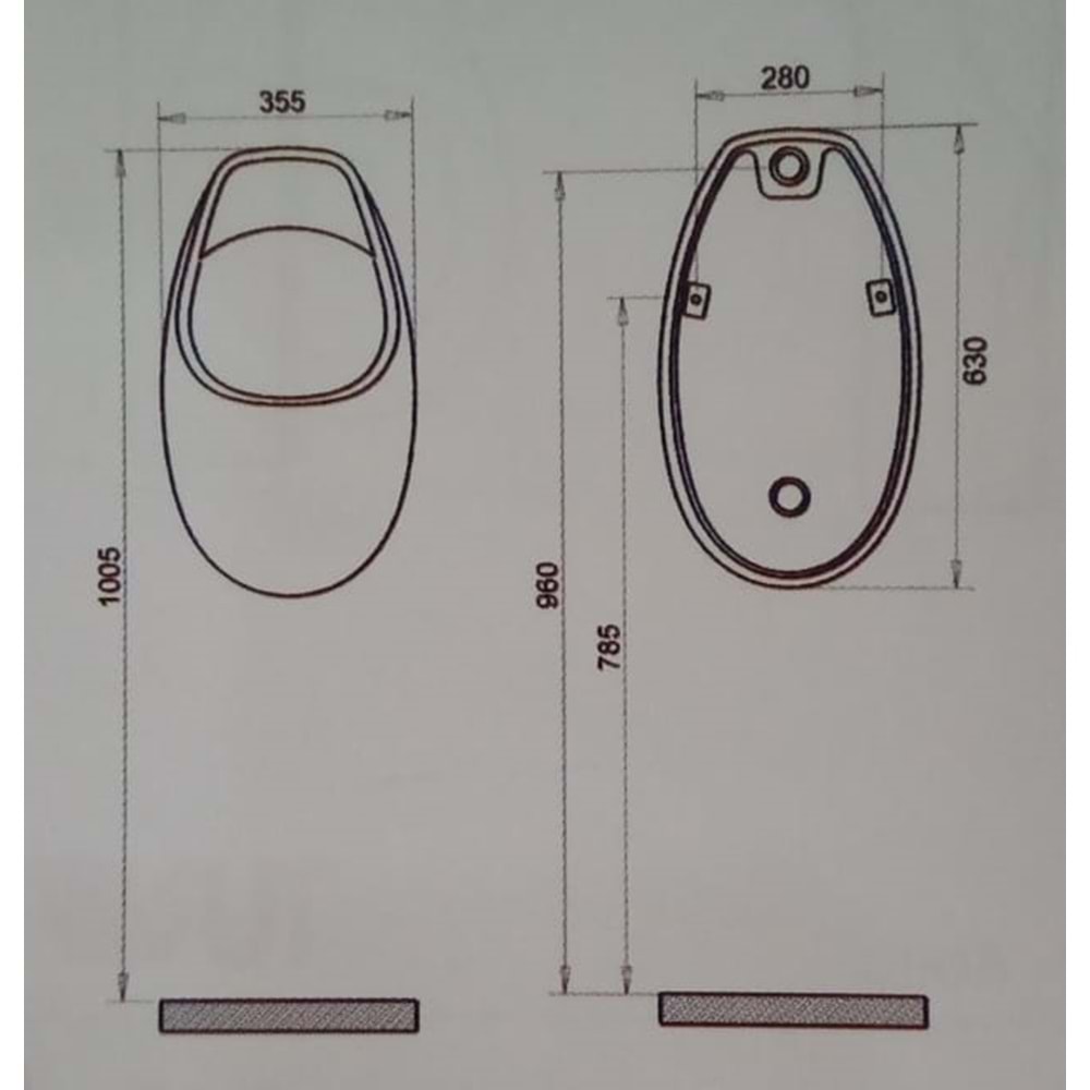 ONDA PİSUAR TURAVİT ( ÜSTTEN GİRİŞLİ )