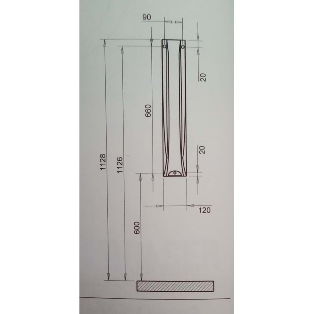 ONDA PİSUAR ARA BÖLME TURAVİT