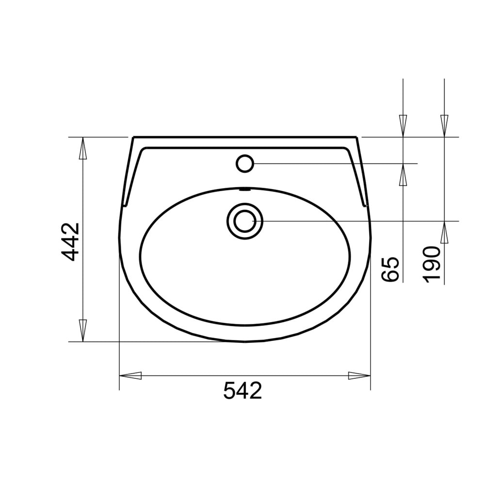 POLO LAVABO 45X55cm TURAVİT